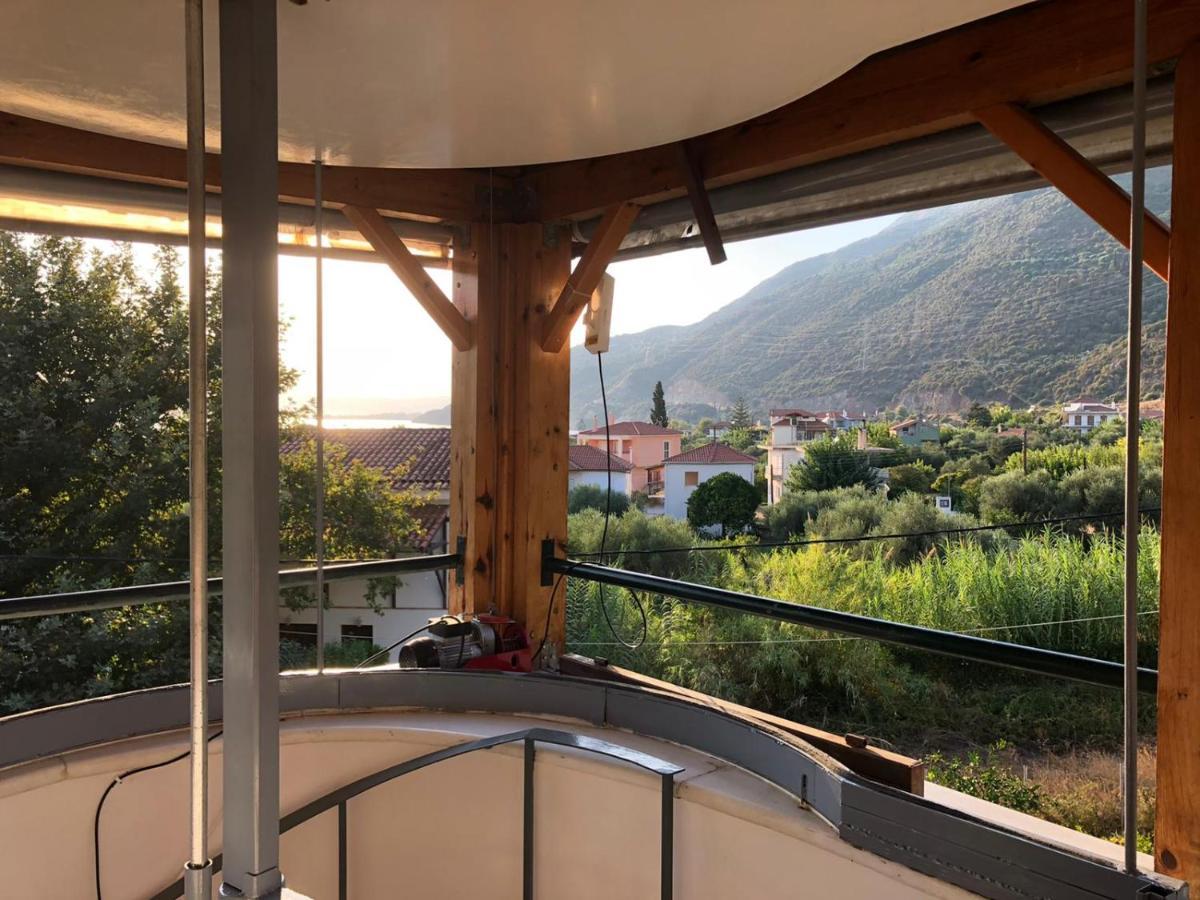 Steinturm Mit Dach-Terrasse Zwischen Fluss, Meer Und Gebirge- Spiti Pirgos Παραλία Σεργούλας Εξωτερικό φωτογραφία